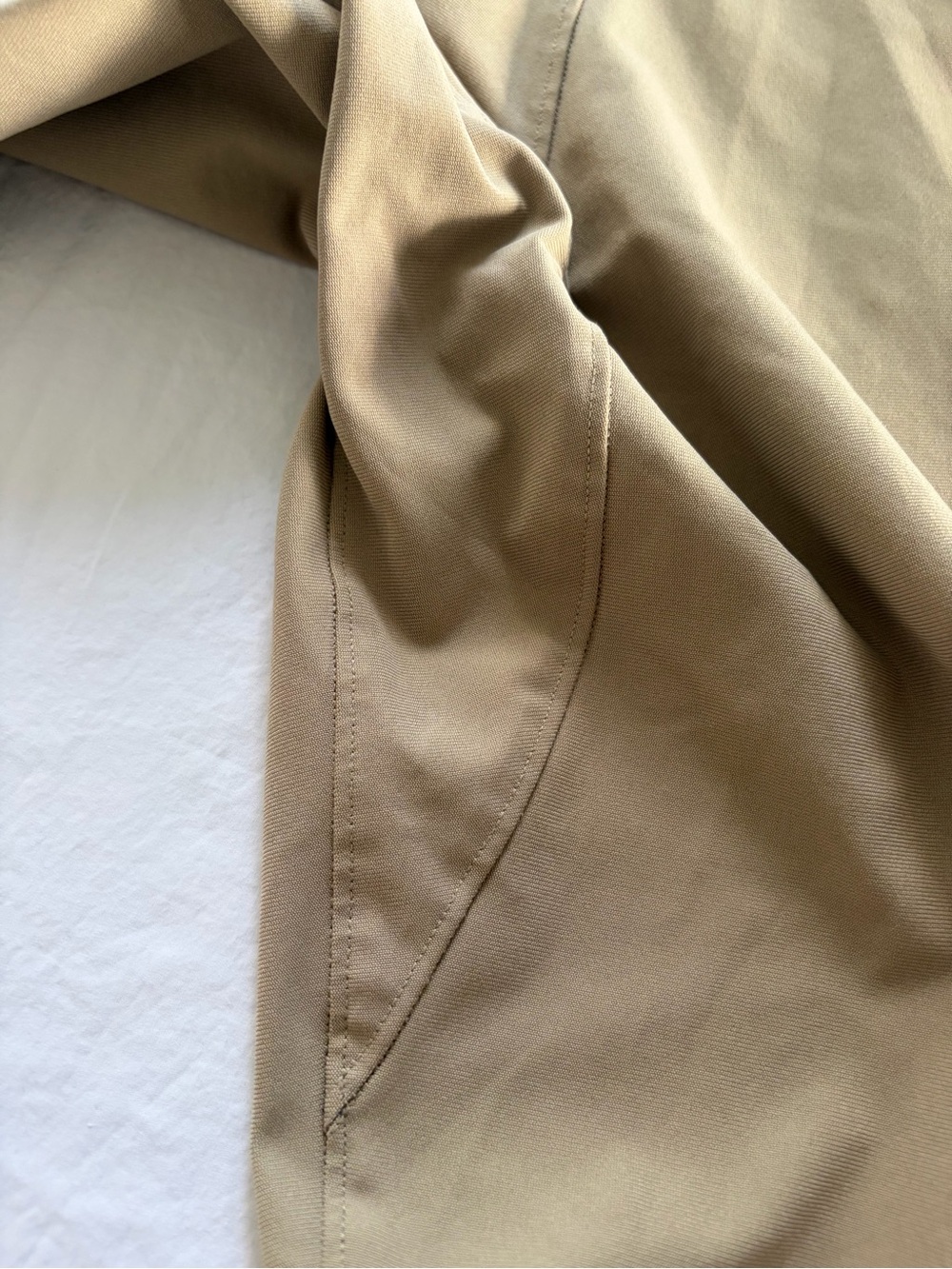 Lululemon Men's ABC Short 33 Khaki Tan Warpstreme Travel Golf Shorts 9" - Picture 11 of 16